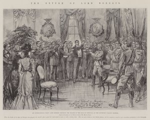De terugkeer van Lord Roberts door Melton Prior